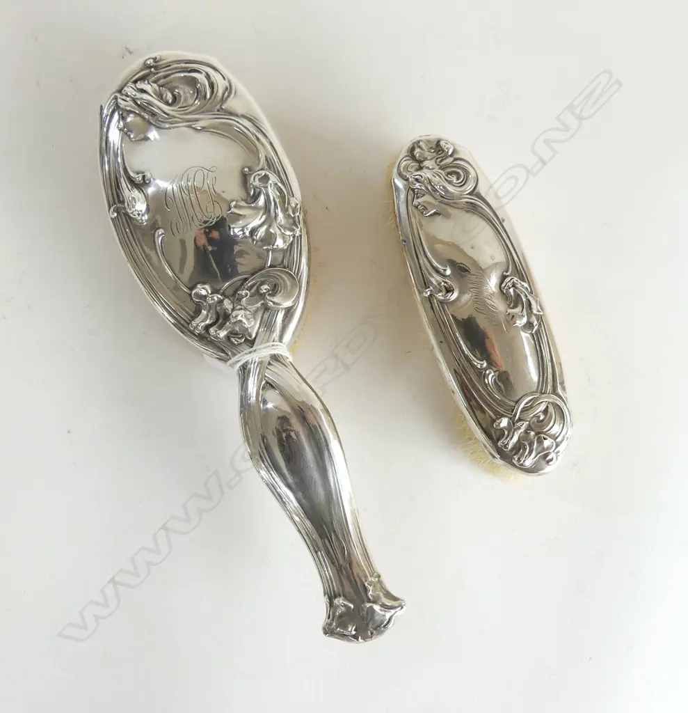 2 STG SILVER BRUSHES Image 1++