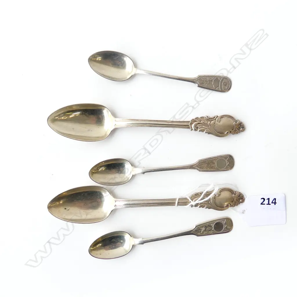 5 840 SILVER TEASPOONS (PR + 3) 109gms Image 1++