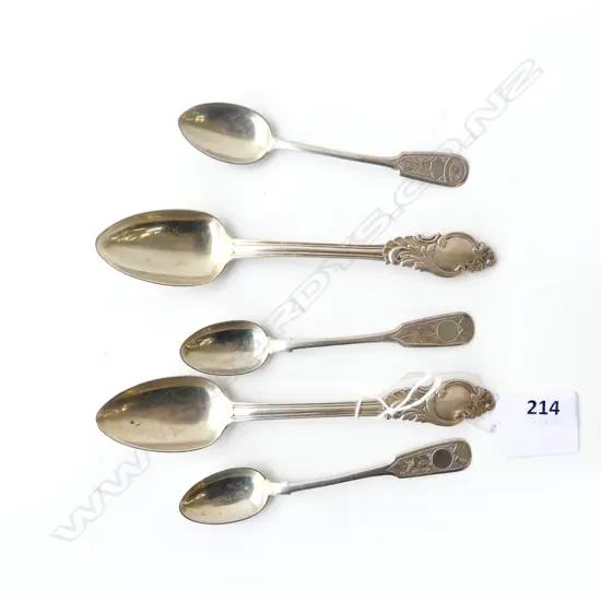 5 840 SILVER TEASPOONS (PR + 3) 109gms