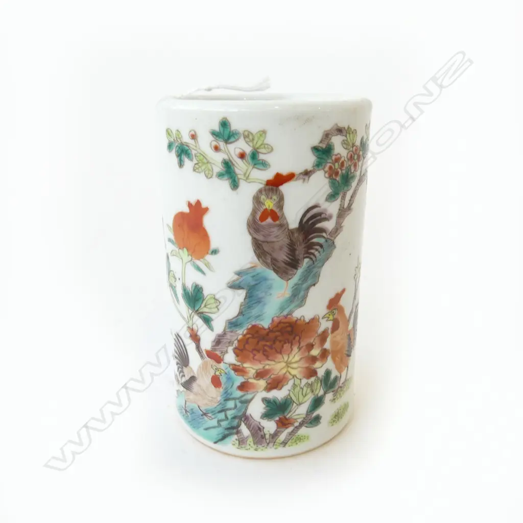 ORIENTAL CERAMIC BRUSH POT H.120mm Image 1++