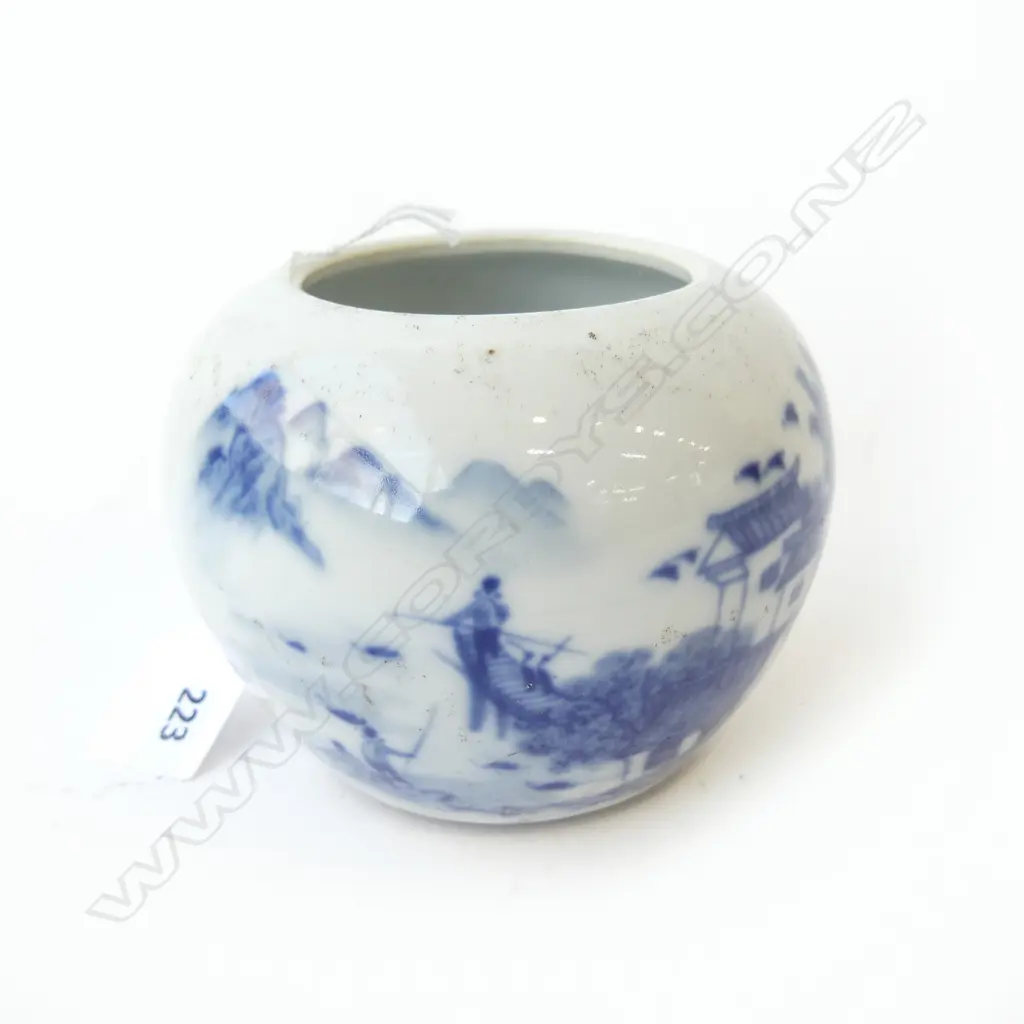 ORIENTAL GINGER JAR (NO LID) H.85mm Image 1++