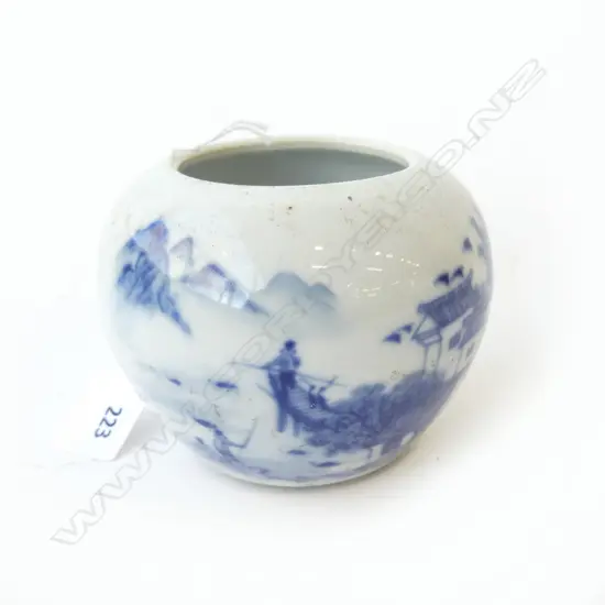 ORIENTAL GINGER JAR (NO LID) H.85mm
