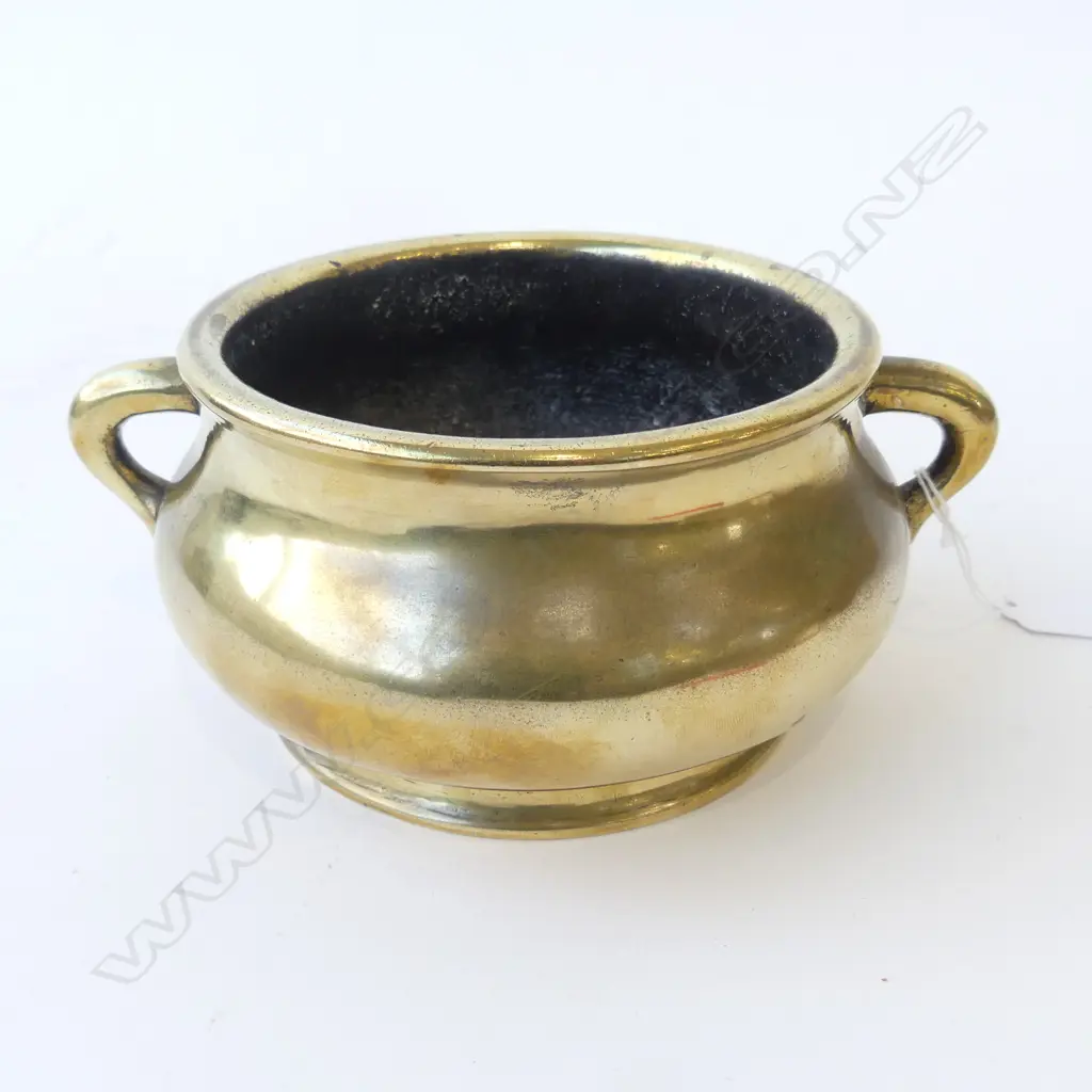 CHINESE BRONZE INCENSE BURNER, XUANDE MARK 155mm dia Image 1++