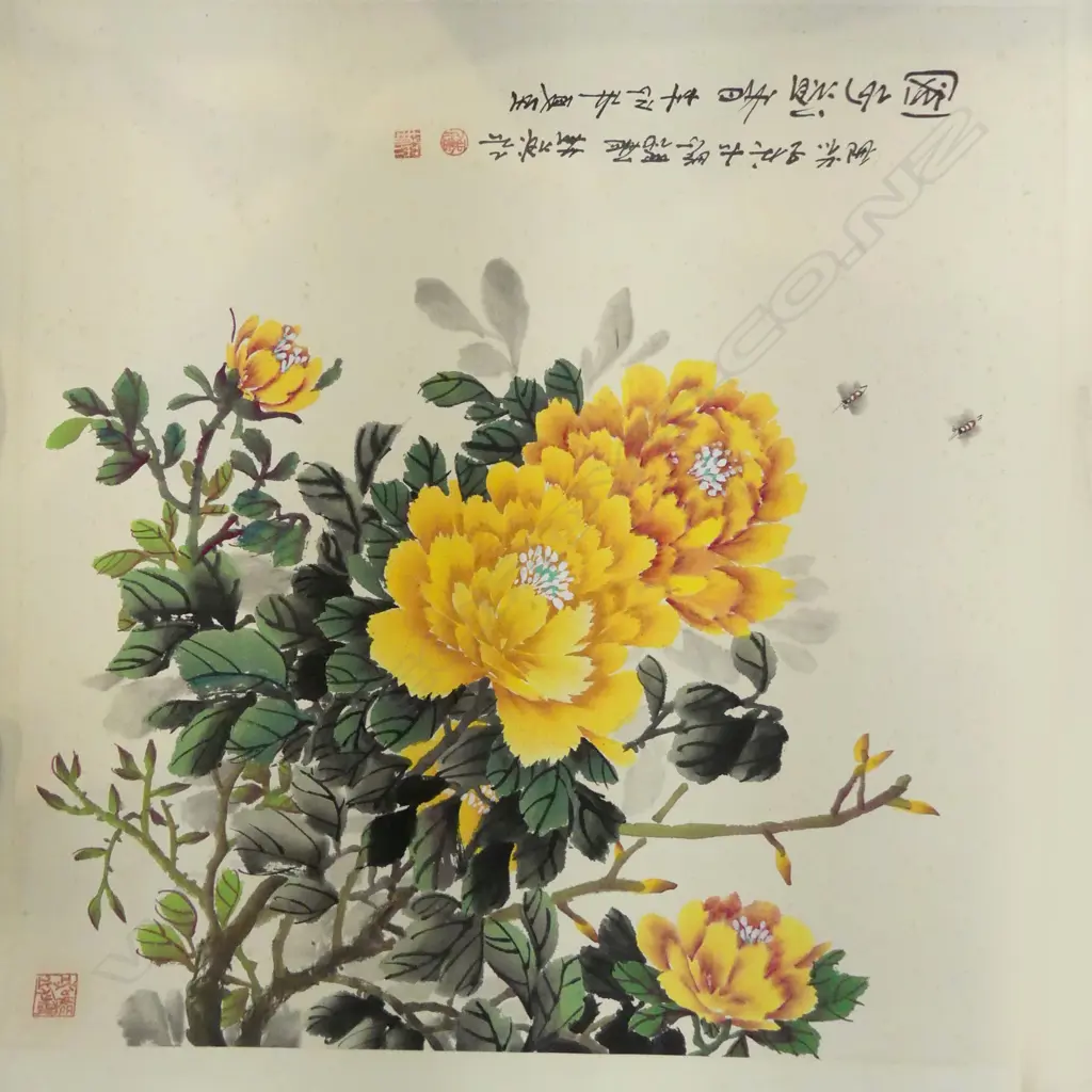 ORIENTAL FLORAL ARTWORK Image 1++