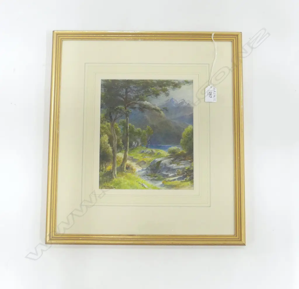 JOHN MCINTOSH MADDEN (1856-1923), BUSH W/C 230x190mm Image 1++