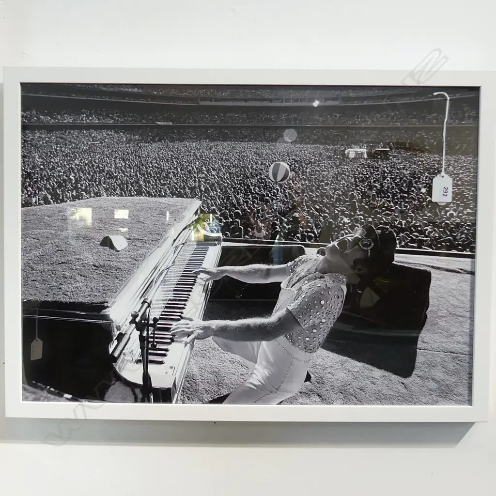 ELTON JOHN AT DODGER STADIUM PRINT 410x580mm Image 1++
