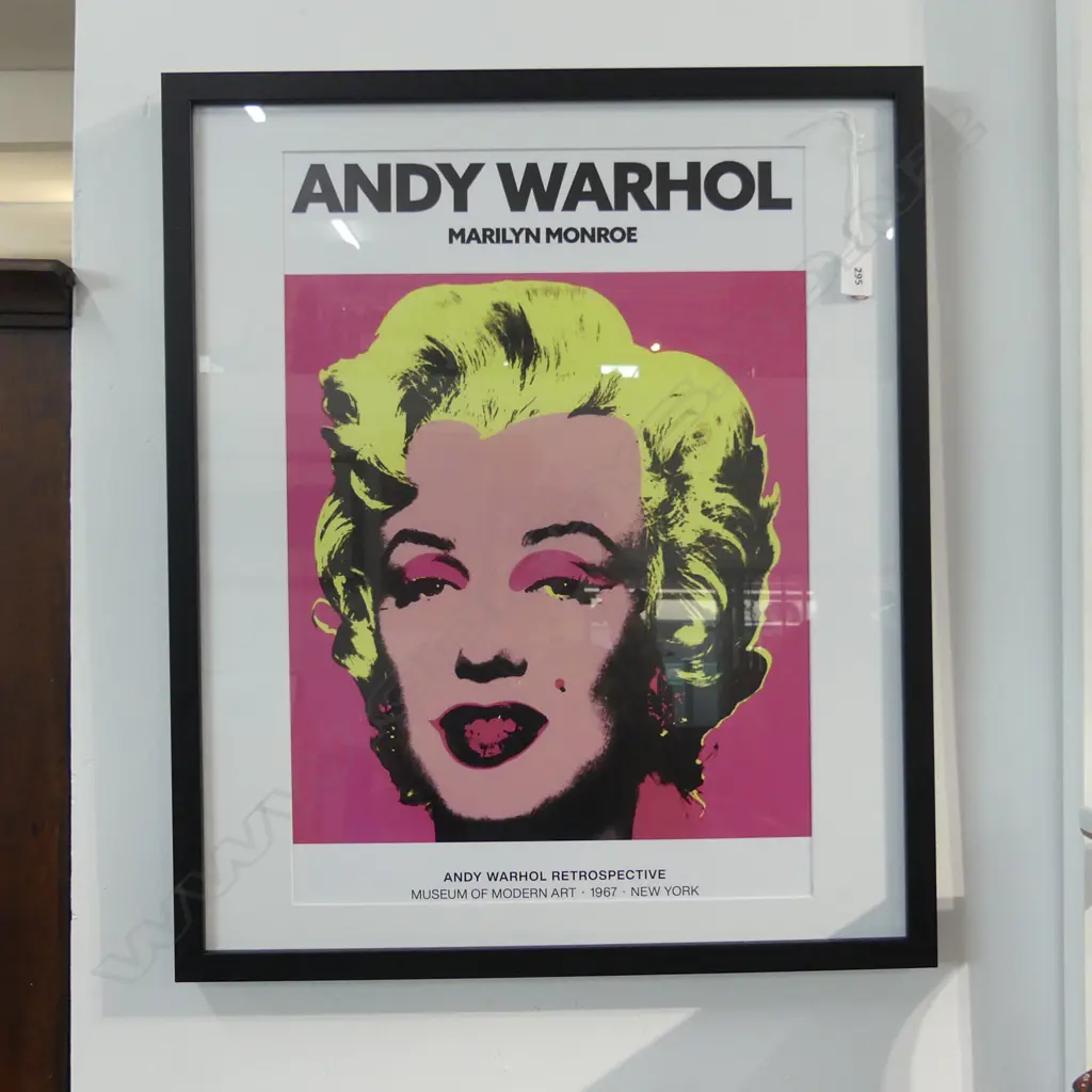 ANDY WARHOL MARILYN MONROE PRINT 530x370mm Image 1++