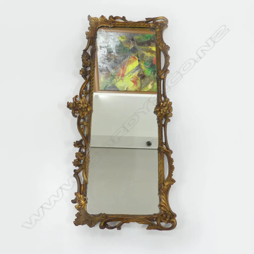 GILT FRAMED MIRROR 460x1000mm Image 1++