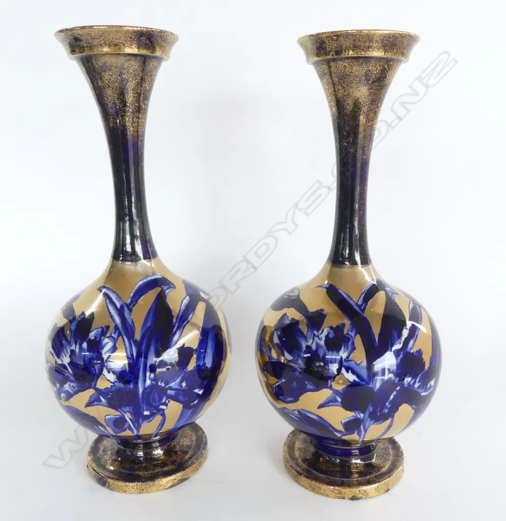 PR DOULTON BURSLEM SPECIMEN VASES H.340mm Image 1++