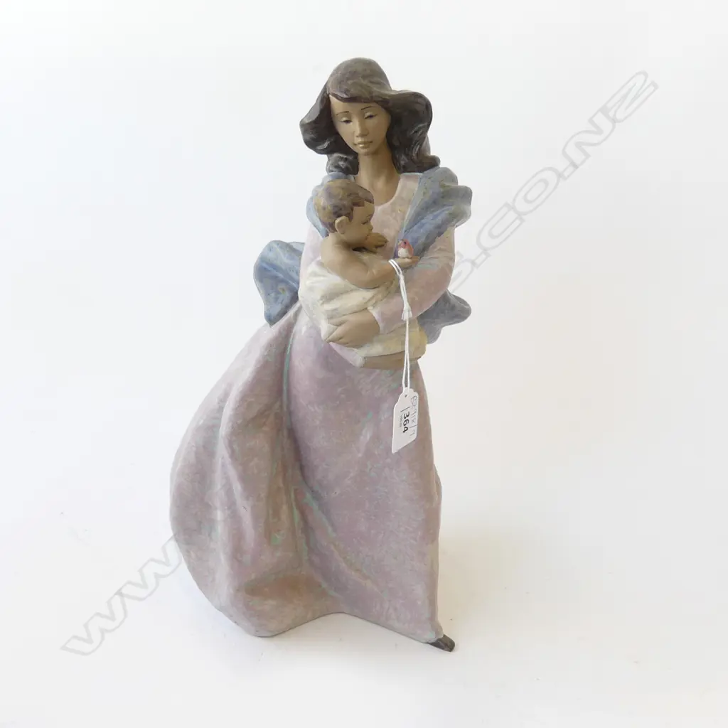 LLADRO #2296 WOMAN w. CHILD H.370mm Image 1++