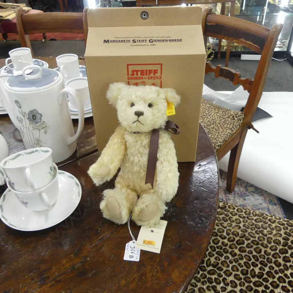 STEIFF MOHAIR TEDDY BEAR H.250mm, BOXED Image 1++