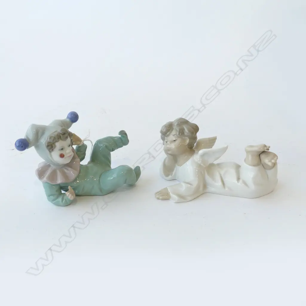 LLADRO ANGEL L.140mm, NAO CLOWN BABY Image 1++