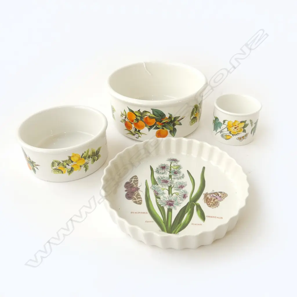 4 PORTMEIRION BAKING DISHES 205mm dia Image 1++