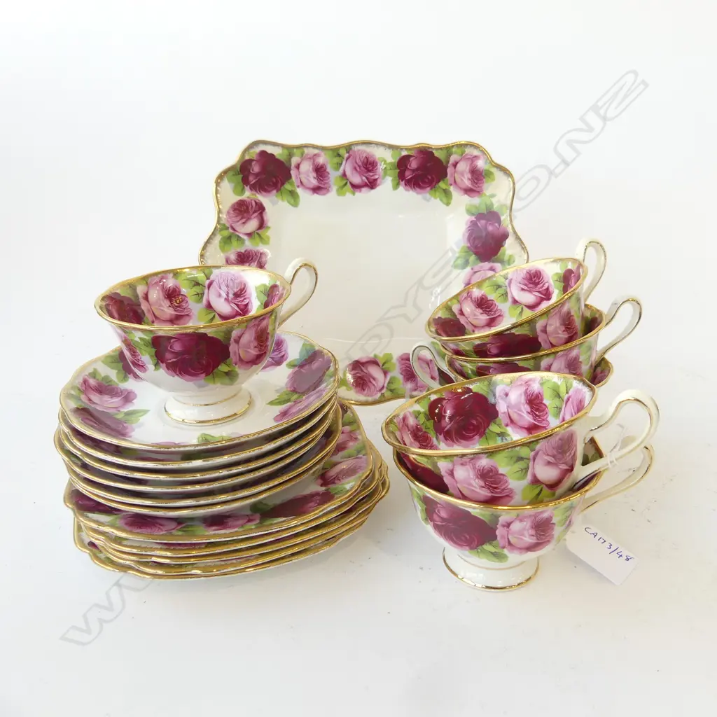 R/A OLD ENGLISH ROSE TEASET Image 1++