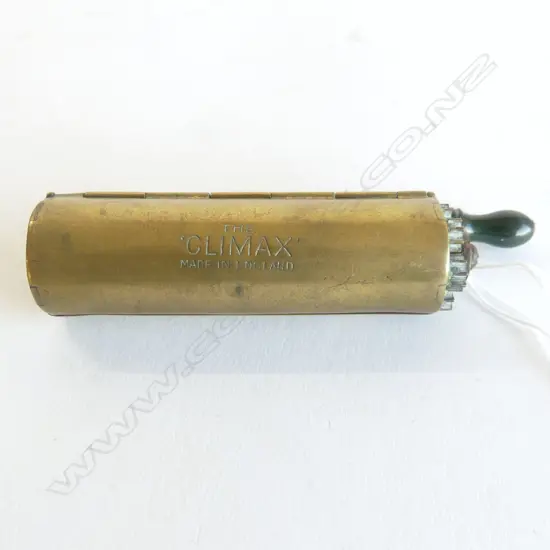 VINTAGE BRASS COVERED CIGARETTE ROLLING MACHINE
