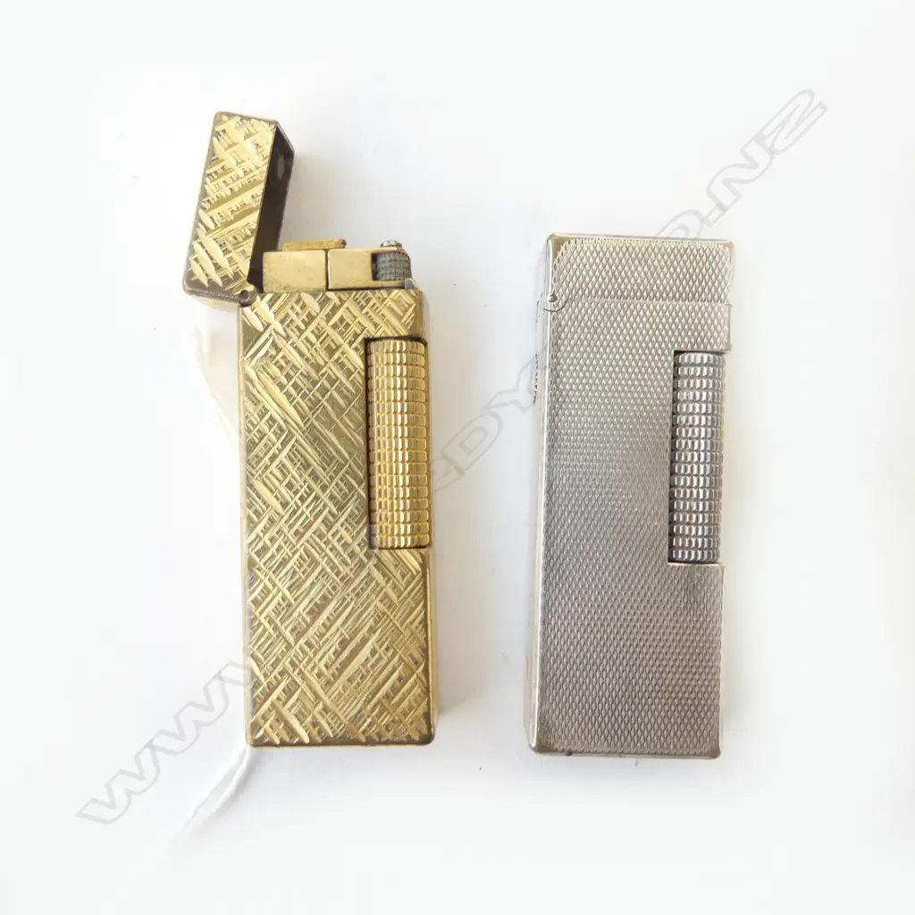 2 DUNHILL ROLLEGAS LIGHTERS H.65mm Image 1++