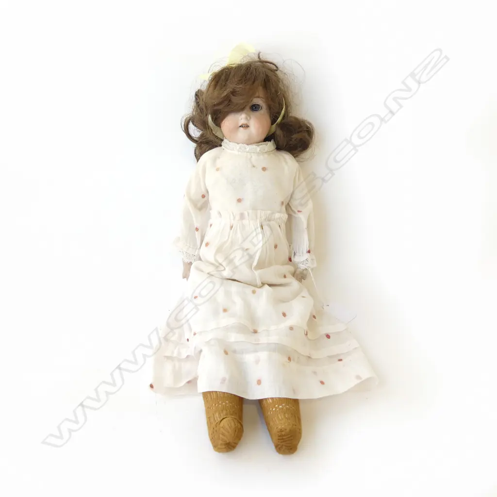 ARMOUND MARCEL VINTAGE CHINA DOLL MOVING EYES L430MM Image 1++