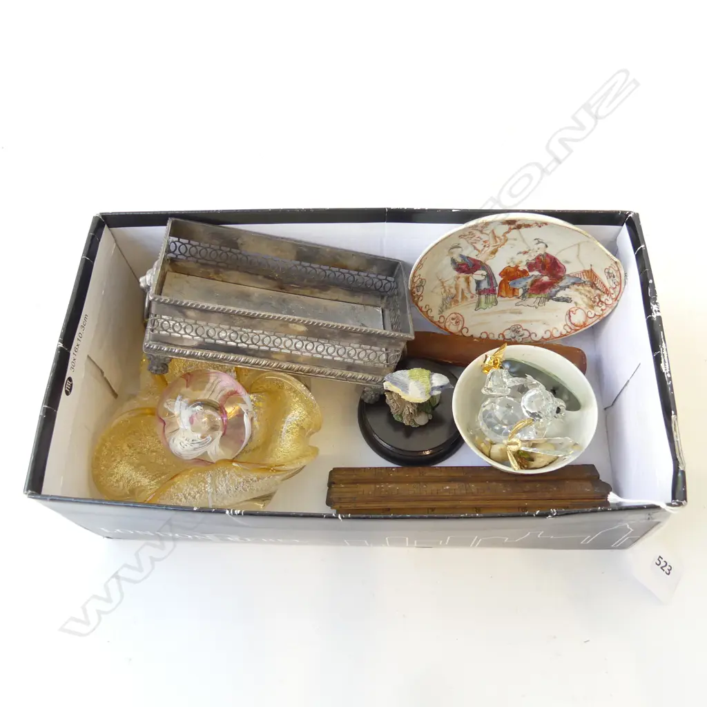 2 FOLDING RULERS, CAITHNESS PAPERWEIGHT ETC Image 1++