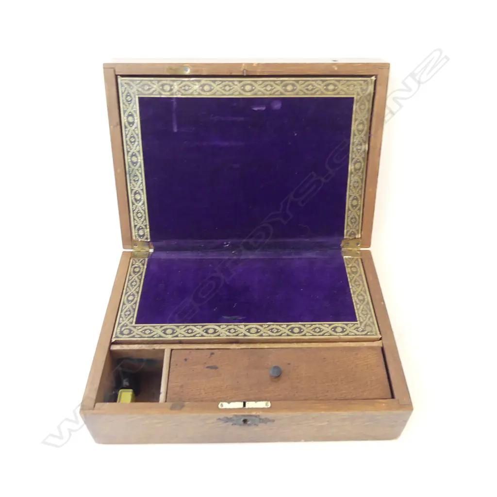 ANTIQUE WRITING SLOPE W.260mm Image 1++
