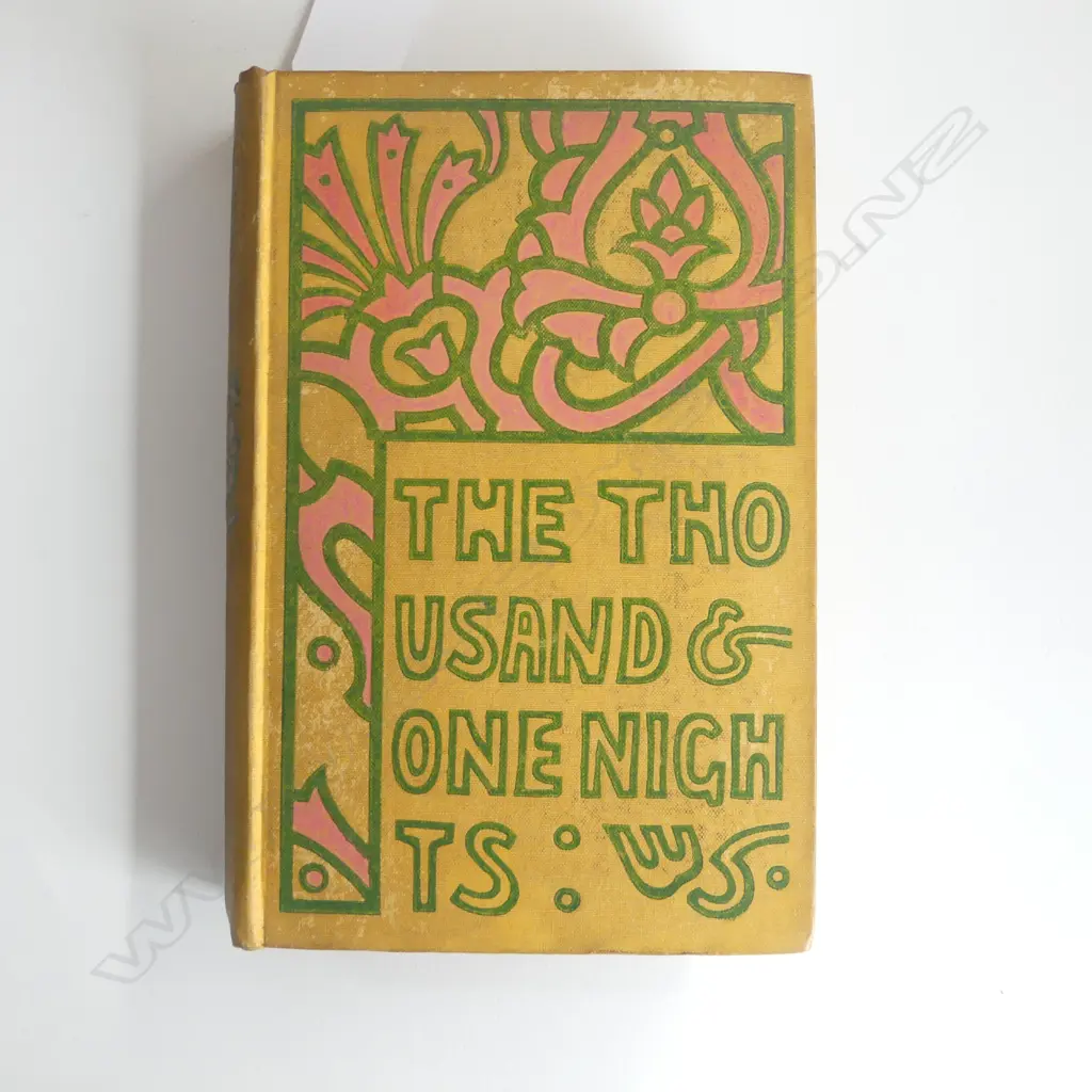 LIMITED ED SET OF 6 BOOKS N78 OF ONLY 100 PRINTED 1898 FST ED THE THOUSAND & 1 NIGHTS H180MM Image 1++