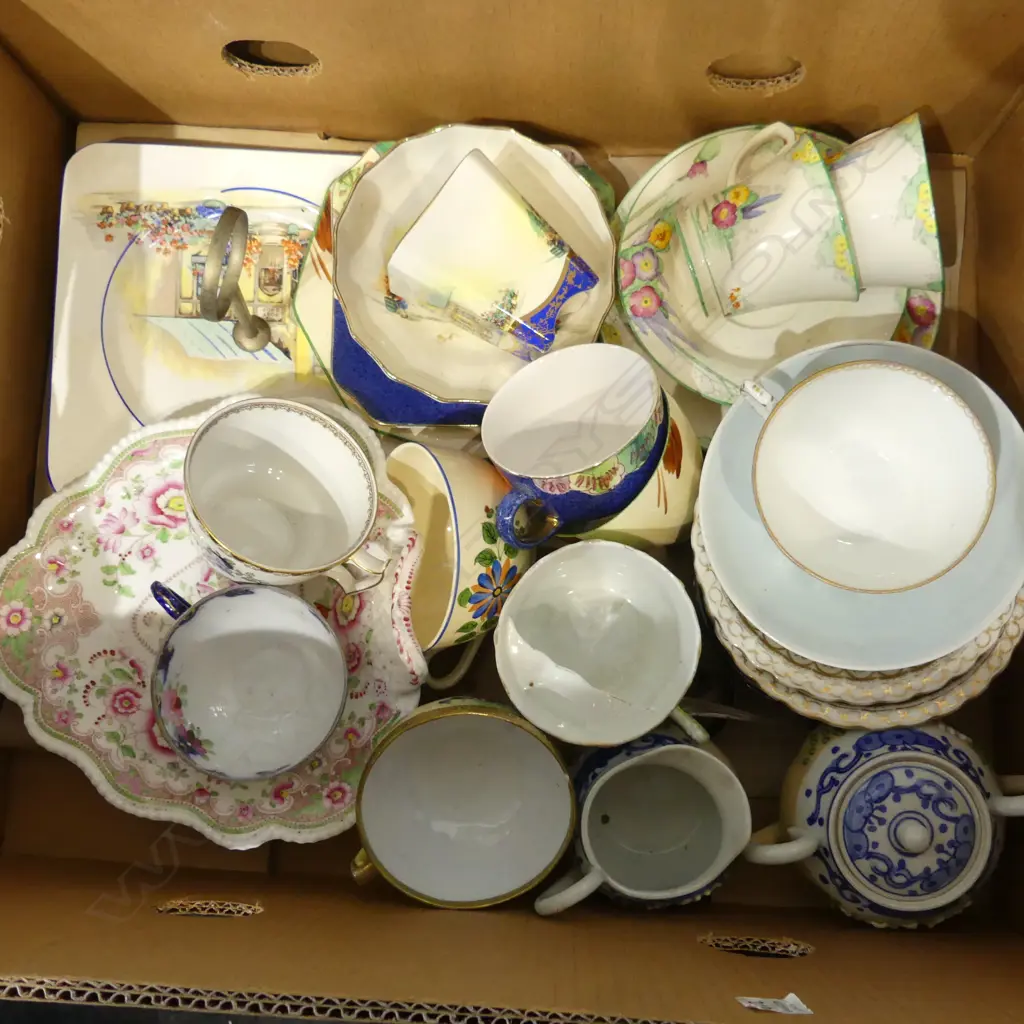 BOX LOT C/S DISHES & PLATES Image 1++