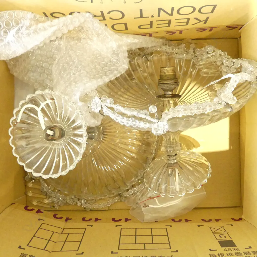 PR CRYSTAL LIGHT FITTINGS 255mm dia Image 1++