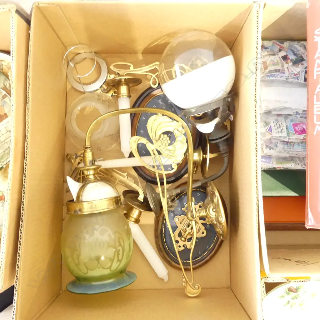 ANTIQUE LIGHT FITTINGS ETC (GLASS SHADE BROKEN) Image 1++