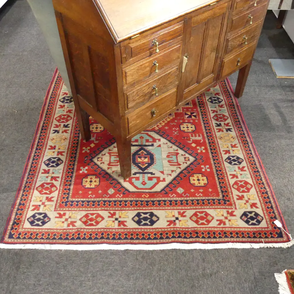 HAND KNOTTED WOOL PILE RUG  Image 1++