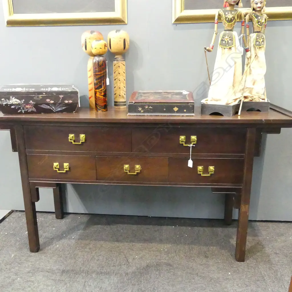 ORIENTAL CONSOLE TABLE 1545x440x775mm Image 1++