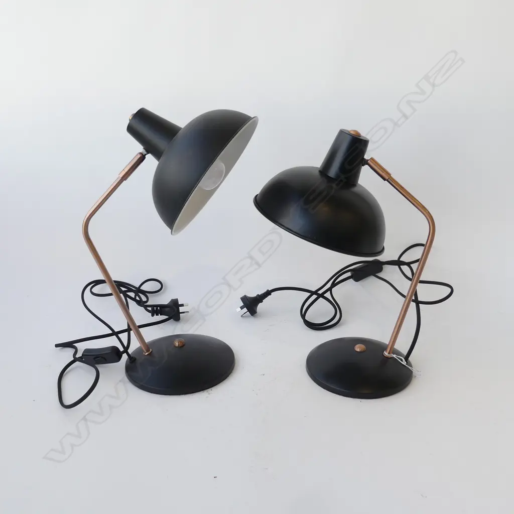 PR CONTEMPORARY BLACK METAL LAMPS H.350mm Image 1++