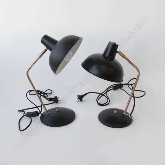 PR CONTEMPORARY BLACK METAL LAMPS H.350mm