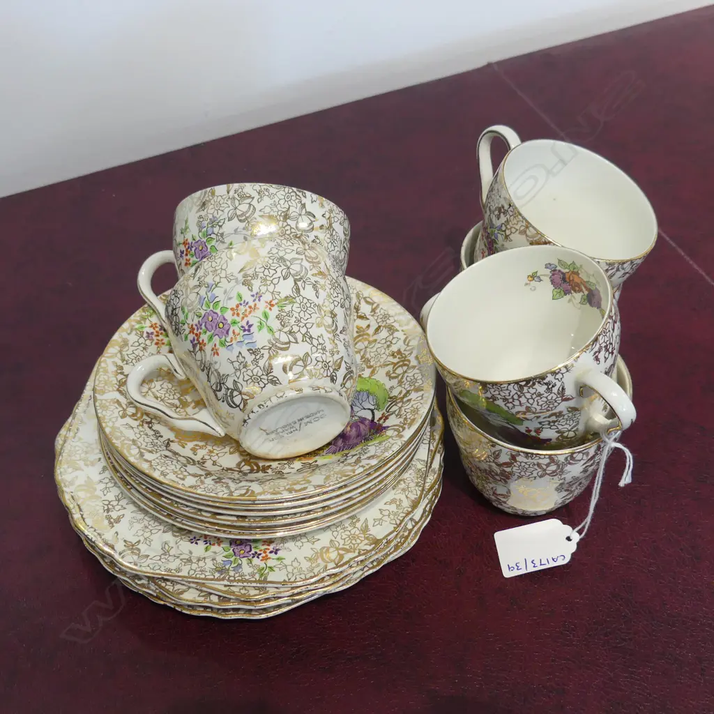 NELSON WARE CHINZE TEASET Image 1++