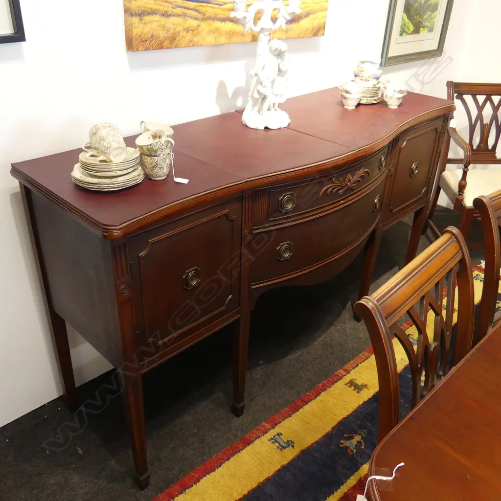 SHERATON STYLE SIDEBOARD w. COVER 1700x540x940mm Image 1++