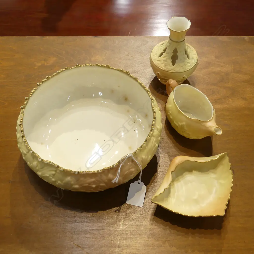 LOCH WORCESTER BOWL DIA230MM JUG DISH & VASE Image 1++