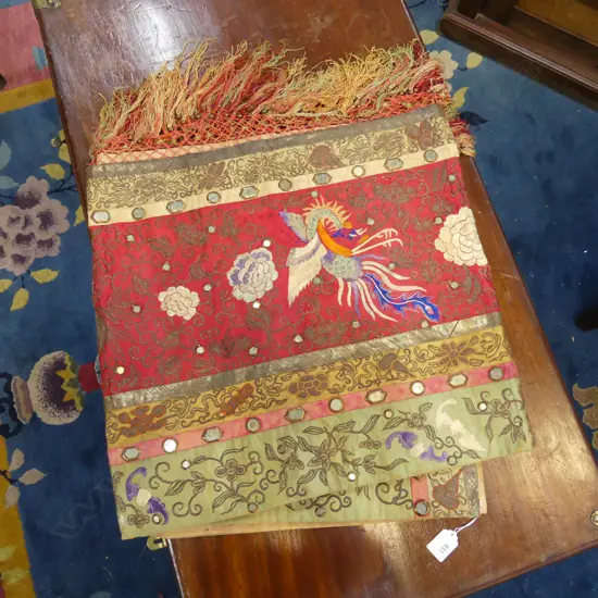 EMBROIDERED CHINESE WEDDING PANEL