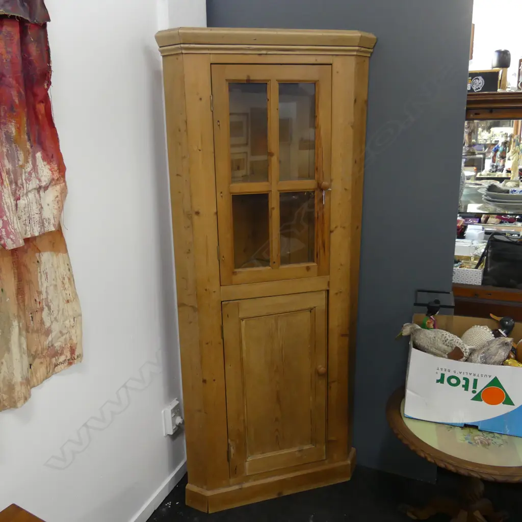 PINE CORNER CABINET 490x490x1850mm Image 1++