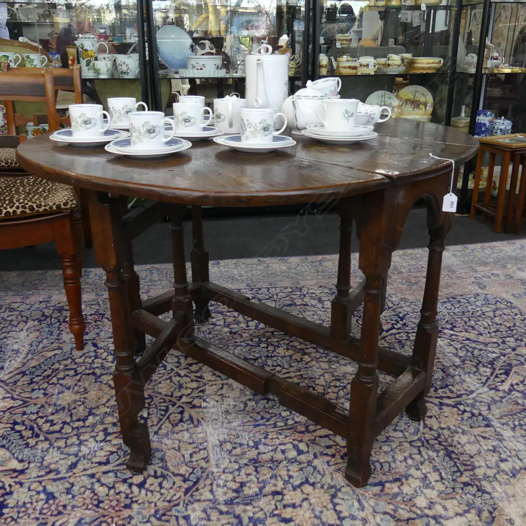 ANTIQUE DROP SIDE TABLE 950x395x700mm Image 1++