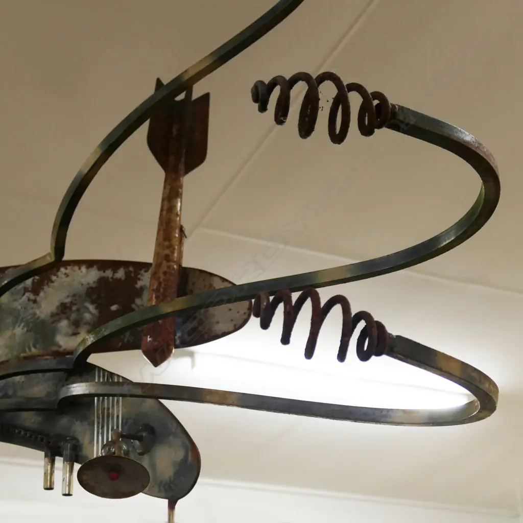 INDUSTRIAL DRAGONFLY LGE GARDEN ART WORK / SCULPTURE Width 1780. L.1000. H.600mm Image 1++