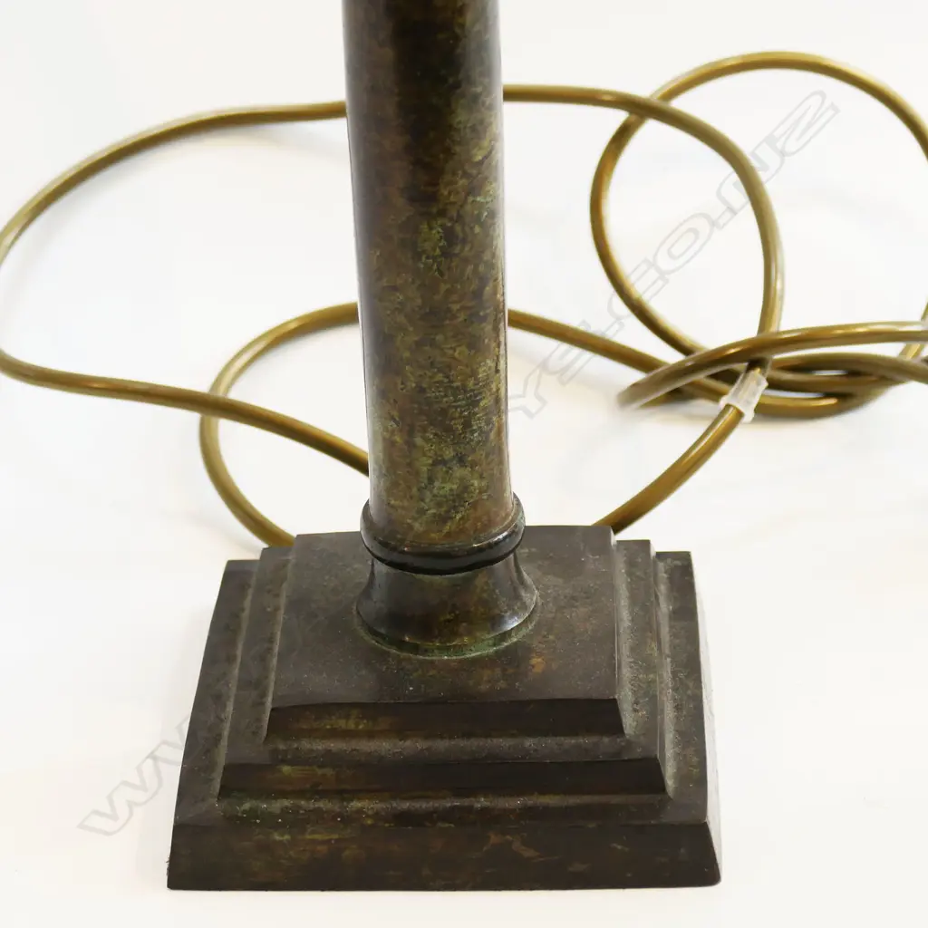 BRONZED  METAL TABLE LAMP H.540mm Image 1++