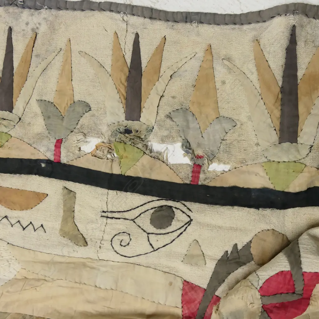 3 VINTAGE EGYPTIAN WALL HANGINGS Image 1++