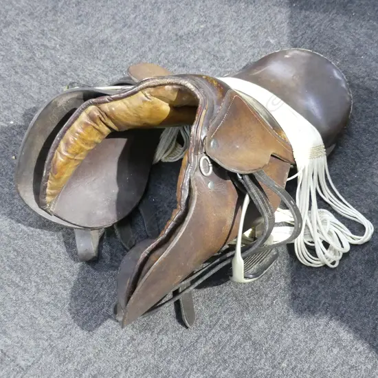 LEATHER CHILD'S PONY SADDLE