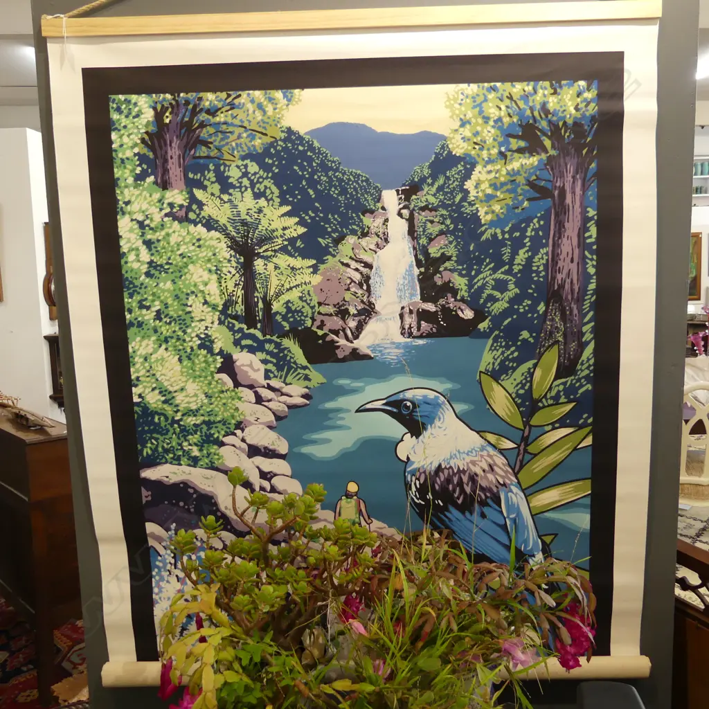 KIWIANA STYLE PRINTED CANVAS H1580MMx1100MM Image 1++