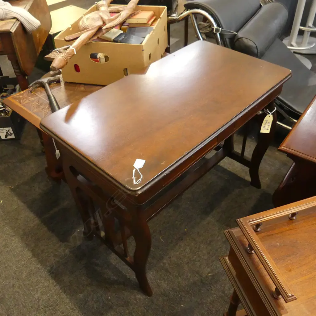 MAHOGANY SIDE TABLE 830x460x640mm Image 1++