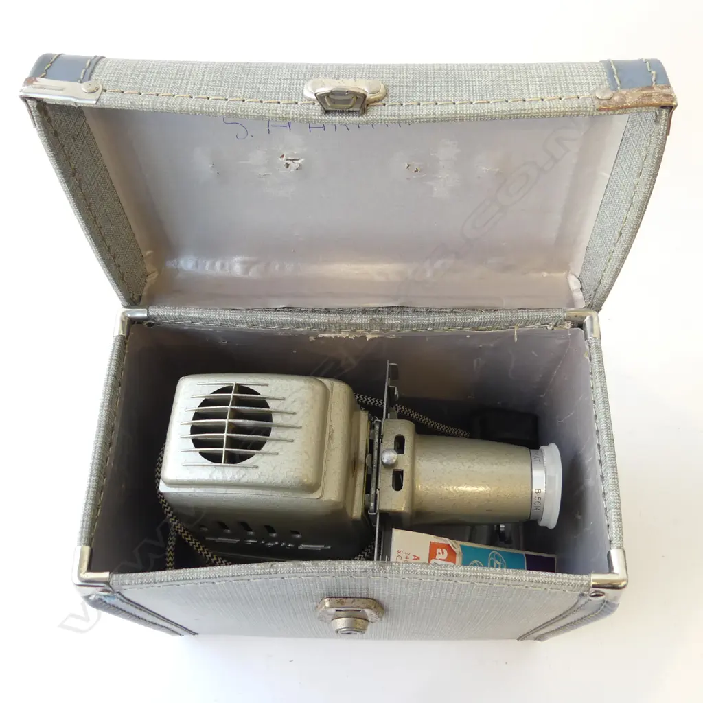 VINTAGE ALDIS ASPHERIC SLIDE PROJECTOR, CASED Image 1++