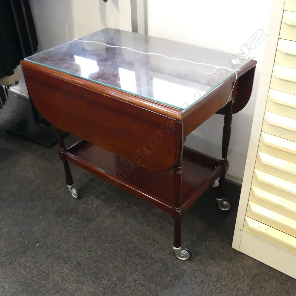 DROP LEAF TROLLEY 760x520mm Image 1++