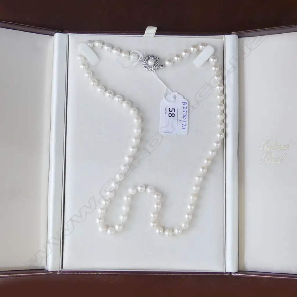 CASED STRAND CITIZEN CULTERED PEARLS L290MM S/S CLASP Image 1++