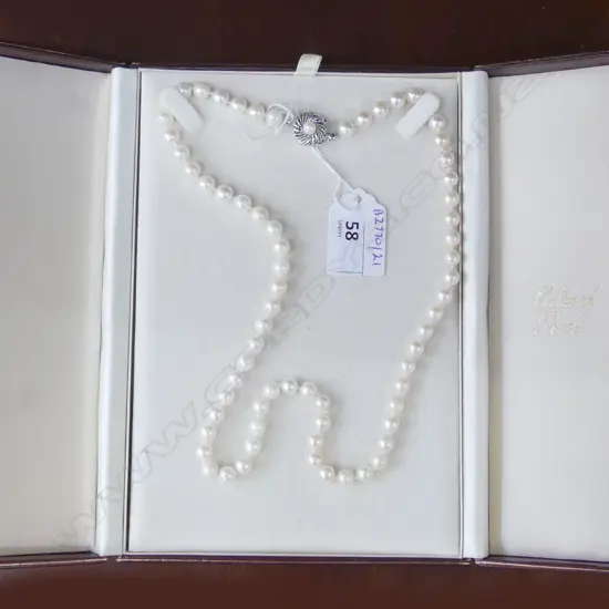 CASED STRAND CITIZEN CULTERED PEARLS L290MM S/S CLASP