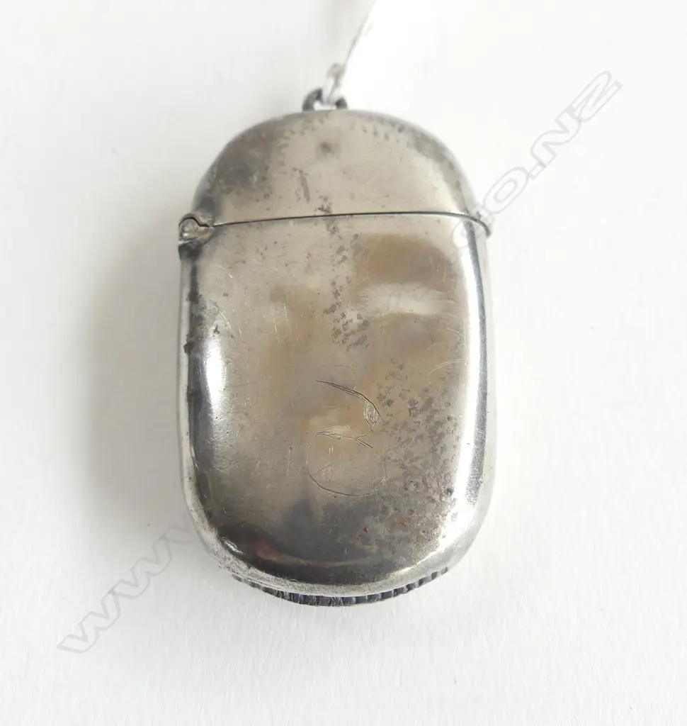 Birmingham 1901 SILVER VESTA suspension loop to top Image 1++