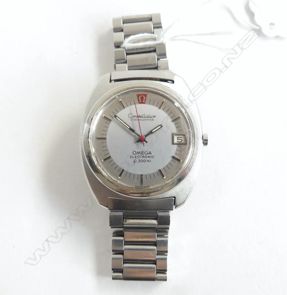OMEGA CONSTELLATION CHRONOMETER ELECTRONIC f300Hz VINTAGE GENTS WRISTWATCH c1980 not running Image 1++