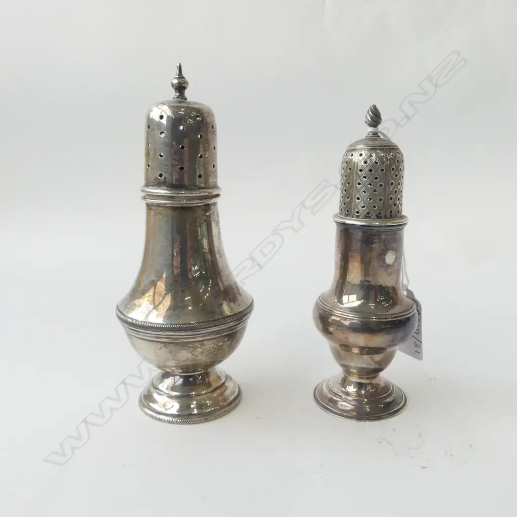 2 STG SILVER SUGAR SIFTERS 200gms Image 1++